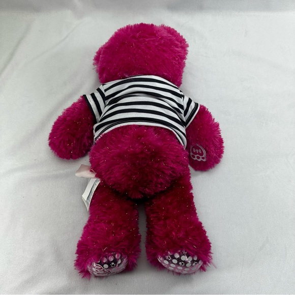 Build A Bear Barbie Pink Sparkly Bear Teddy Talking Metallic Movie Animal - Picture 8 of 11